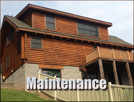  Stony Point, North Carolina Log Home Maintenance